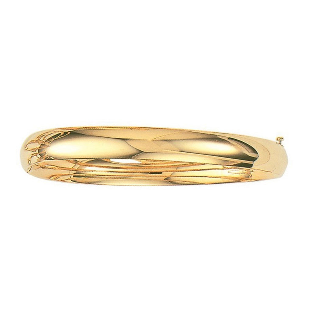 Classic Bangle in 14k Yellow Gold (8.00 mm) | BIJOLINA