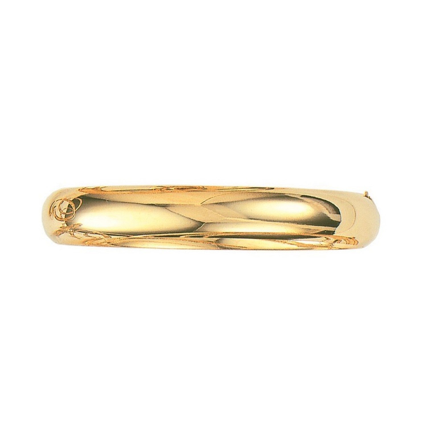 Classic Bangle in 14K Yellow Gold Style E