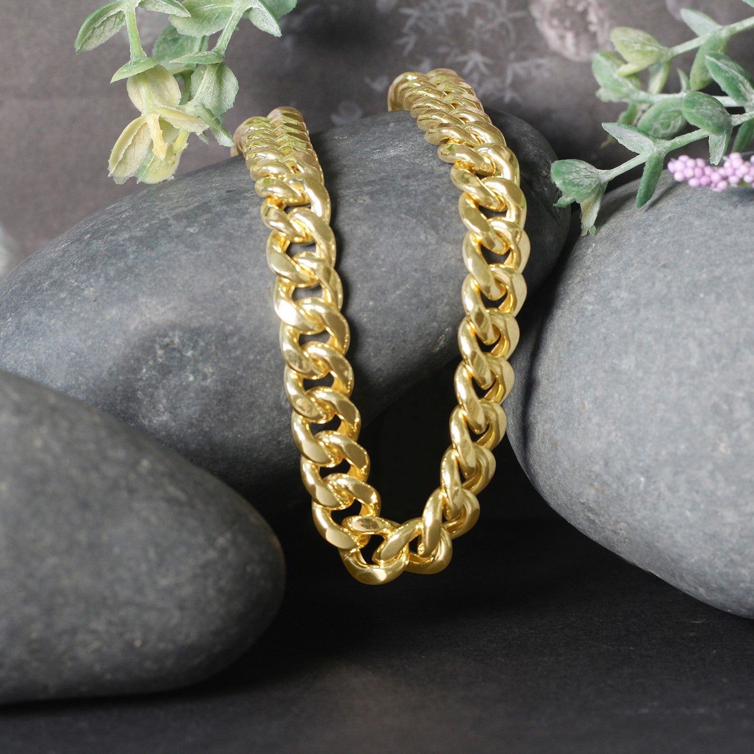 10K Yellow Gold Semi Solid Miami Cuban Chain (48.7g) | BIJOLINA