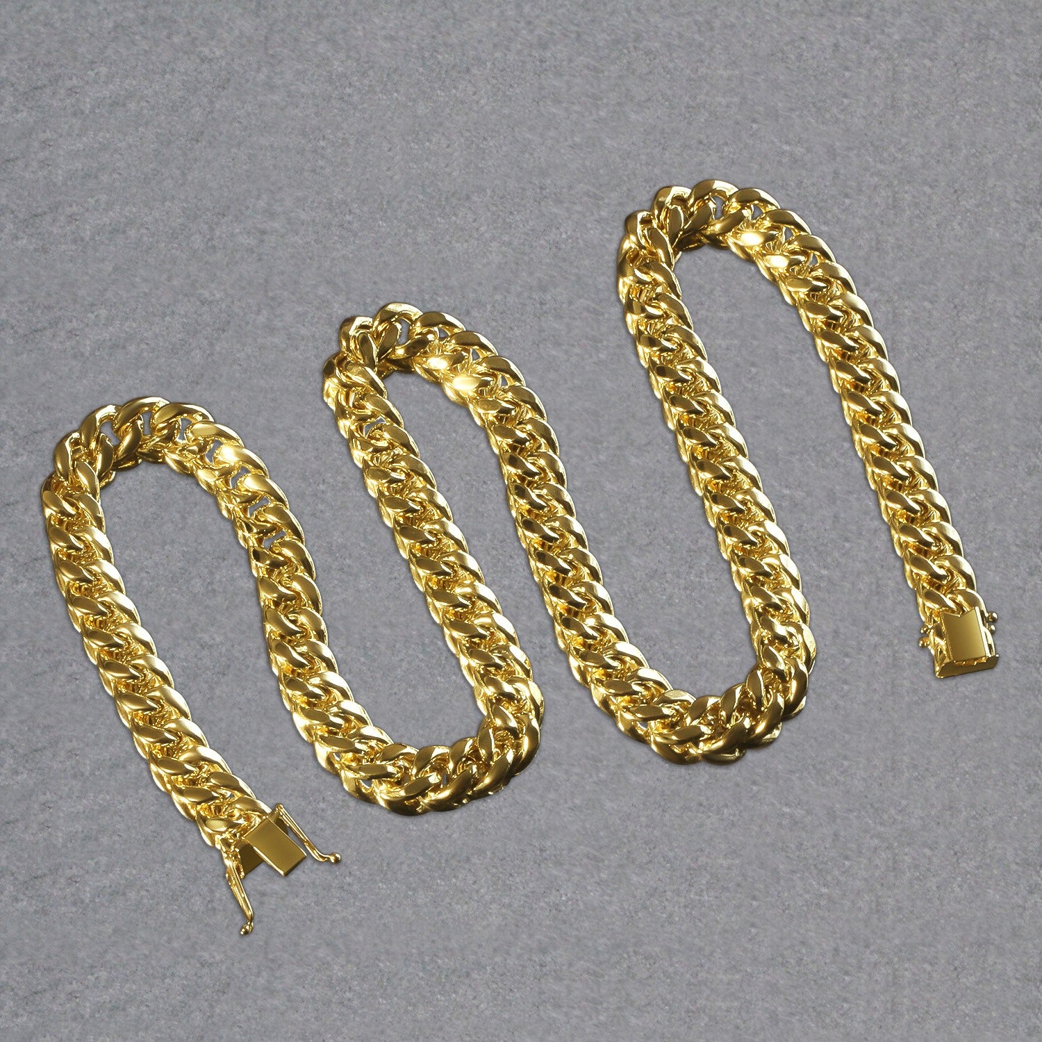 10K Yellow Gold Semi Solid Miami Cuban Chain (48.7g) | BIJOLINA