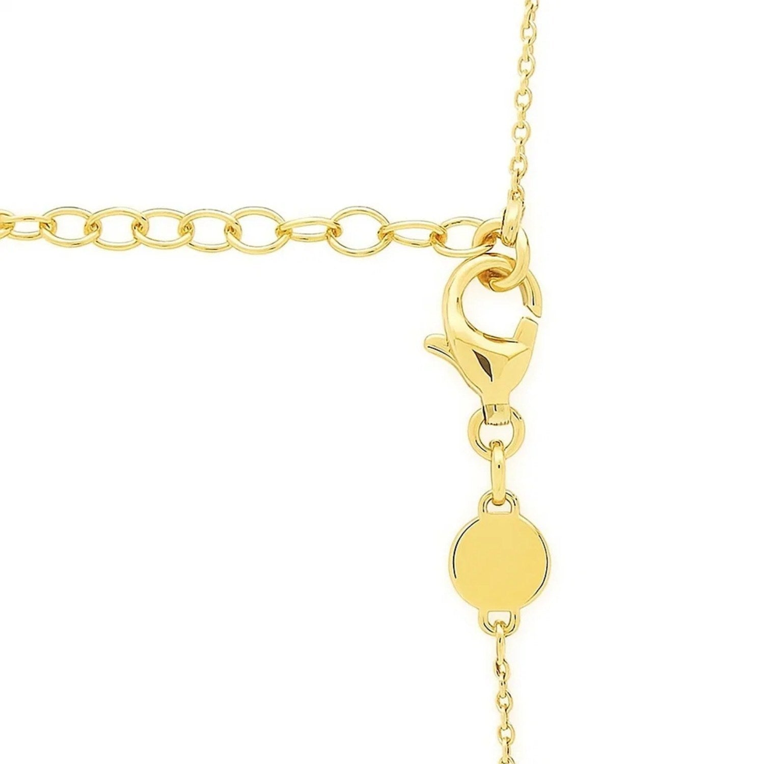 10K Tri Tone Gold Stationed Bar Necklace | BIJOLINA