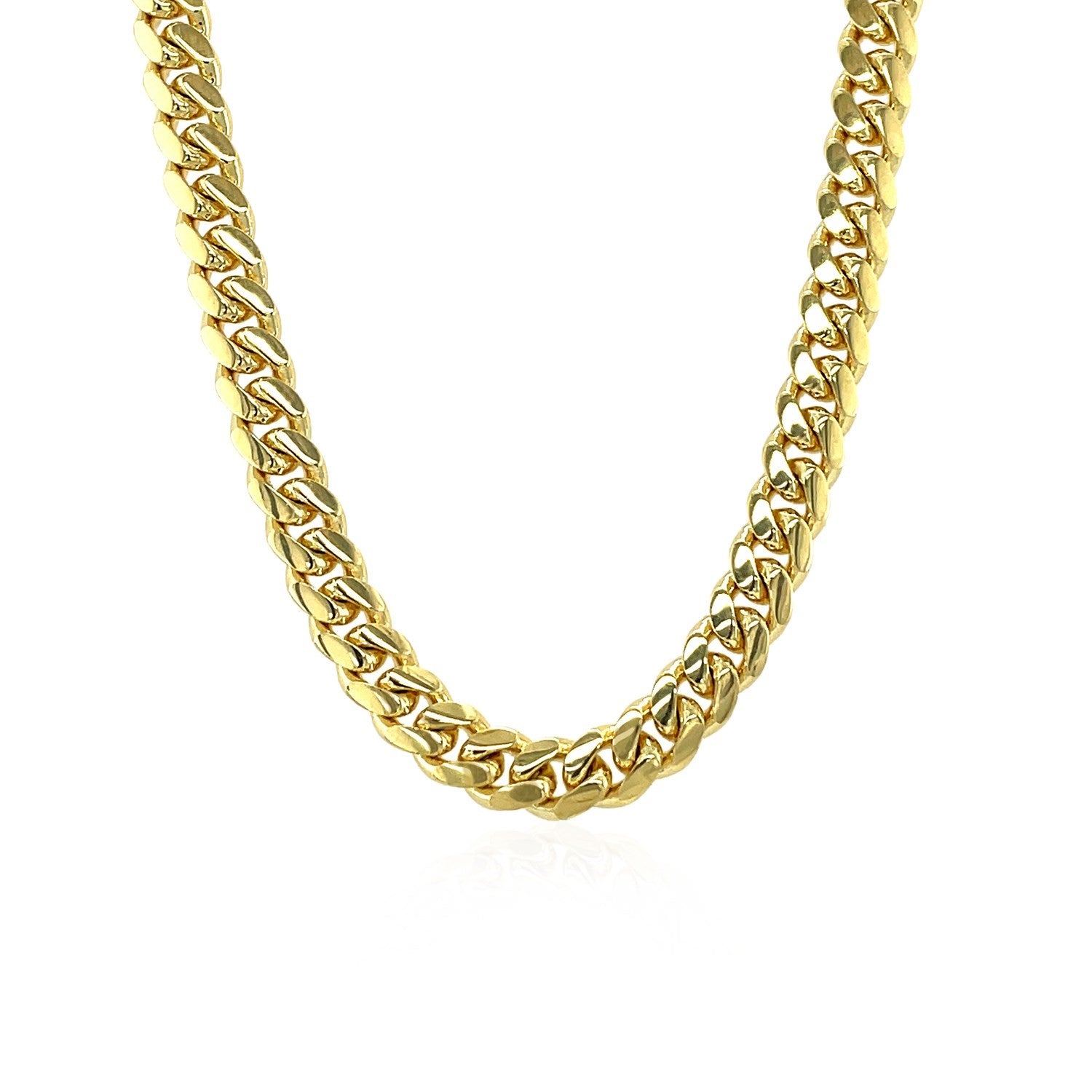 10K Yellow Gold Classic Miami Cuban Solid Chain (37.9g) | BIJOLINA