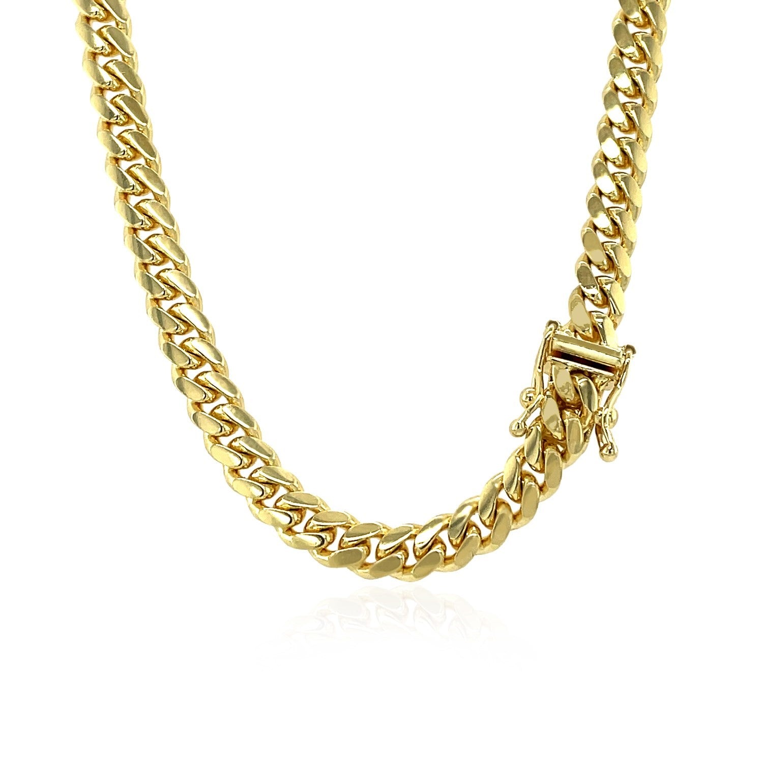 10K Yellow Gold Classic Miami Cuban Solid Chain (37.9g) | BIJOLINA