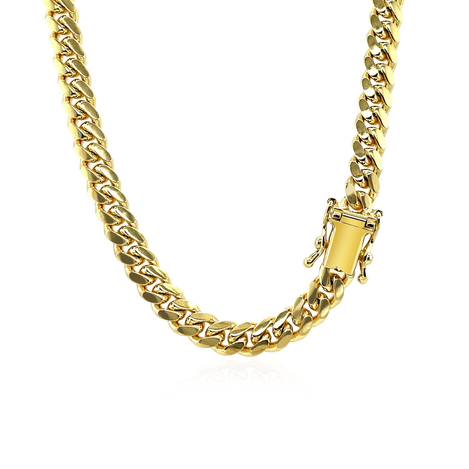 10K Yellow Gold Classic Miami Cuban Solid Chain (37.9g) | BIJOLINA