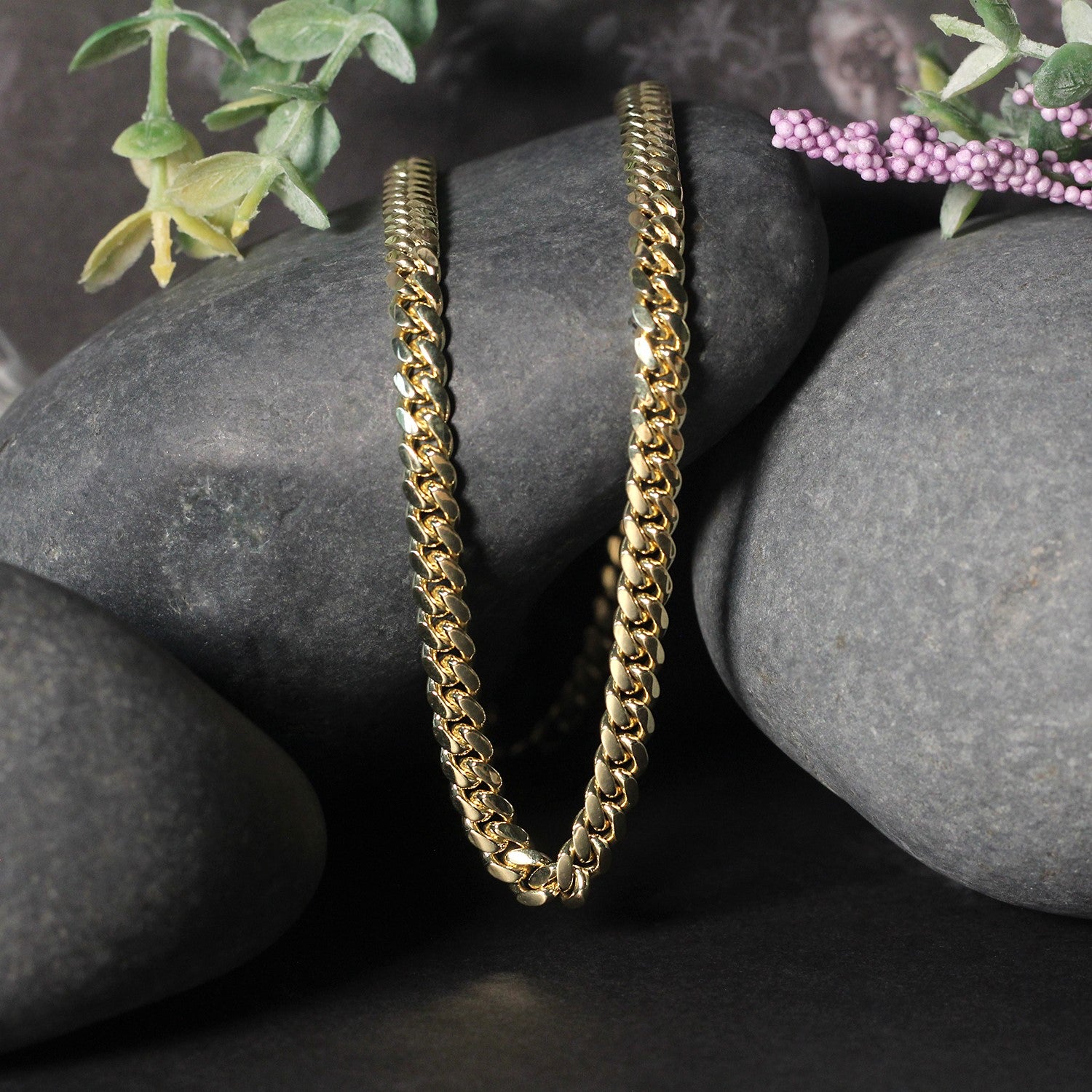 10K Yellow Gold Classic Miami Cuban Solid Chain (37.9g) | BIJOLINA
