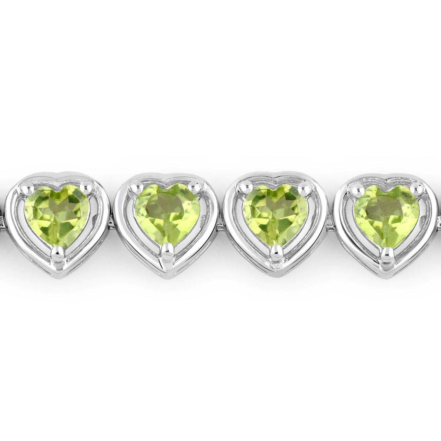 Peridot Sterling Silver Bracelet (9.24 ct) - view1