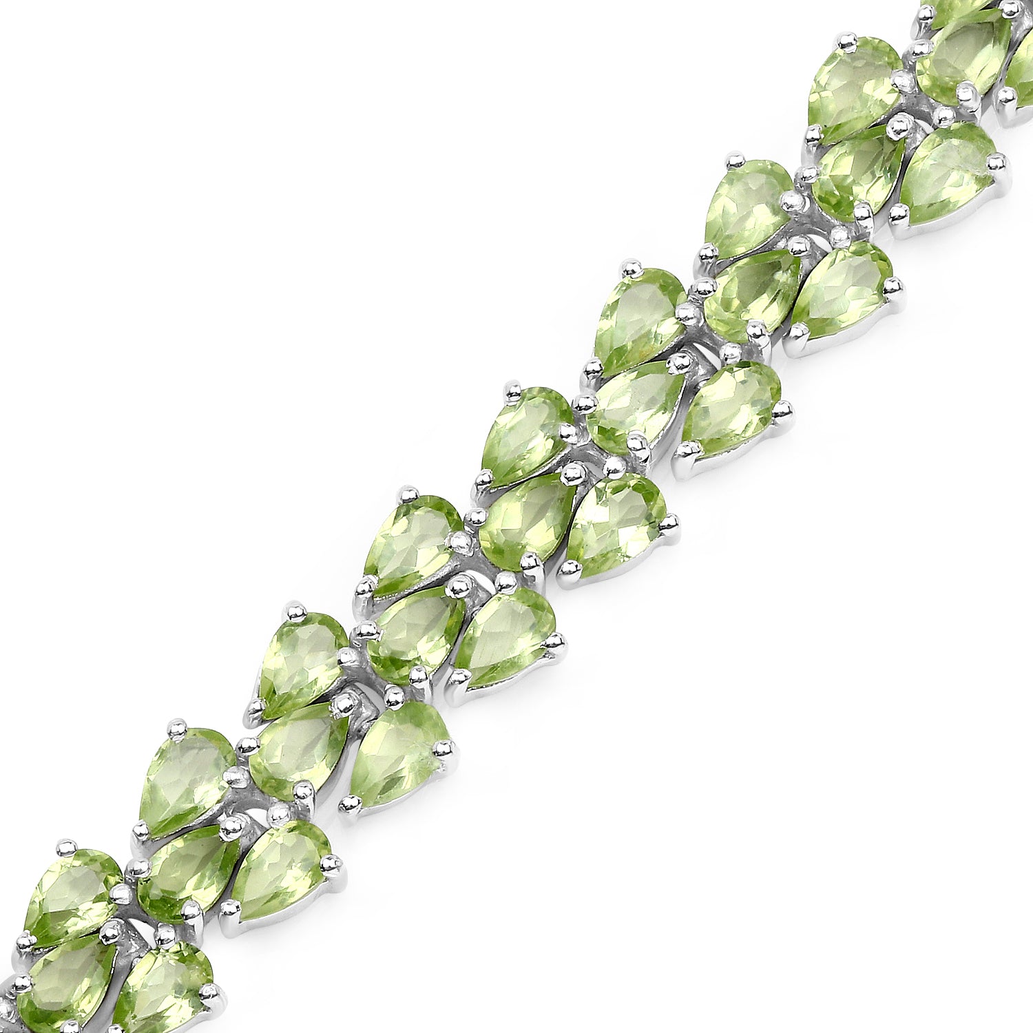 Peridot Sterling Silver Bracelet (18.26 ct) - view2