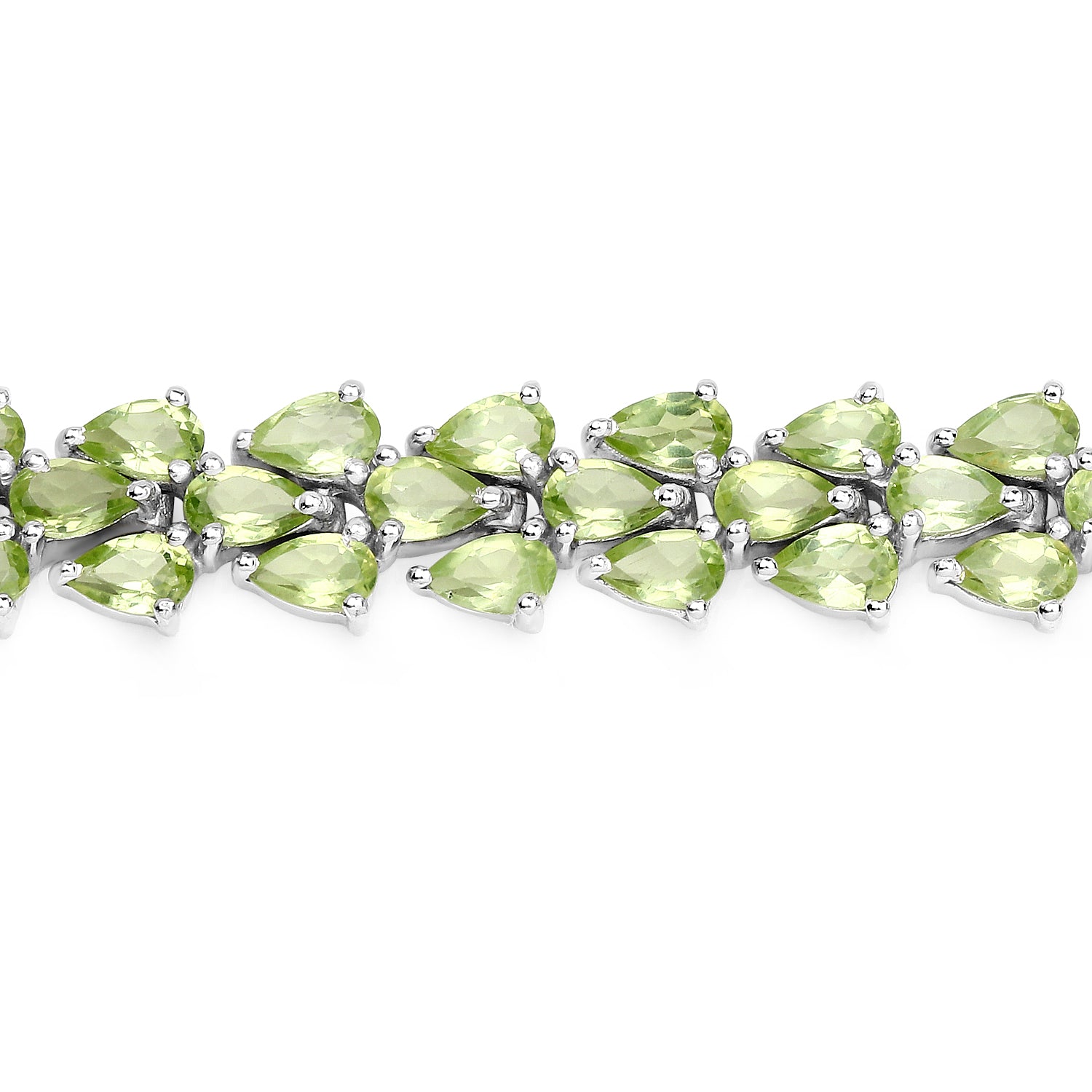 Peridot Sterling Silver Bracelet (18.26 ct) - view3