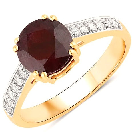 Ruby 14K Yellow Gold Ring (2.20 ct)