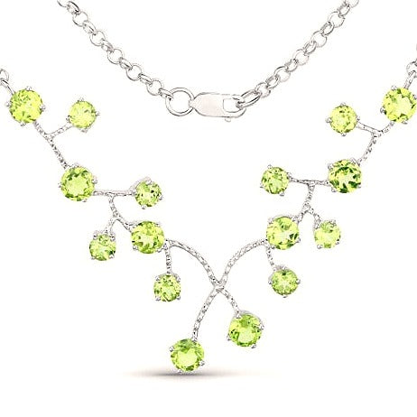 Peridot Sterling Silver Necklace