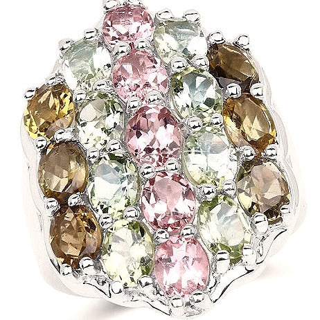 Brown Tourmaline, Pink Tourmaline & Green Tourmaline