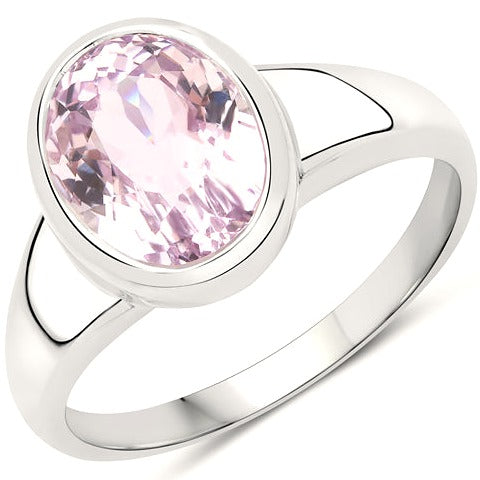 Kunzite Sterling Silver Ring