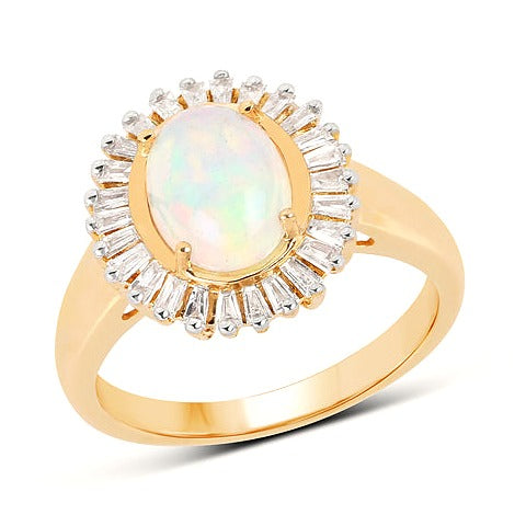Opal 14K Yellow Gold Ring (1.58 ct)