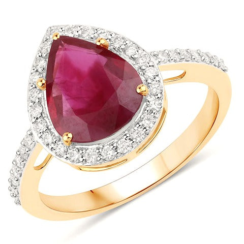Ruby 14K Yellow Gold Ring (2.64 ct)