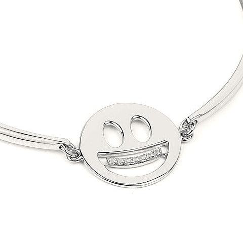 Topaz Sterling Silver Bracelet (0.04 ct)