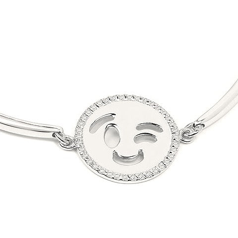 Topaz Sterling Silver Bracelet (0.23 ct)