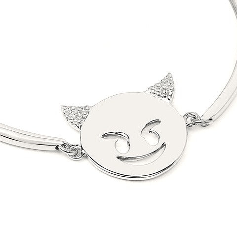 Topaz Sterling Silver Bracelet (0.11 ct) Style C