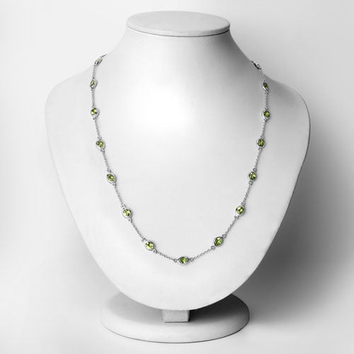 Peridot Sterling Silver Necklace
