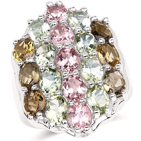 Brown Tourmaline, Pink Tourmaline & Green Tourmaline