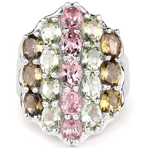 Brown Tourmaline, Pink Tourmaline & Green Tourmaline