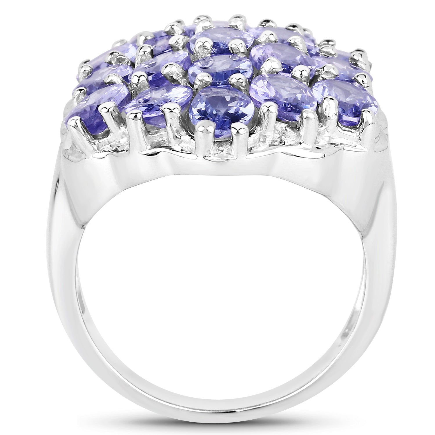 Tanzanite Sterling Silver Ring (6.27 ct) - view1
