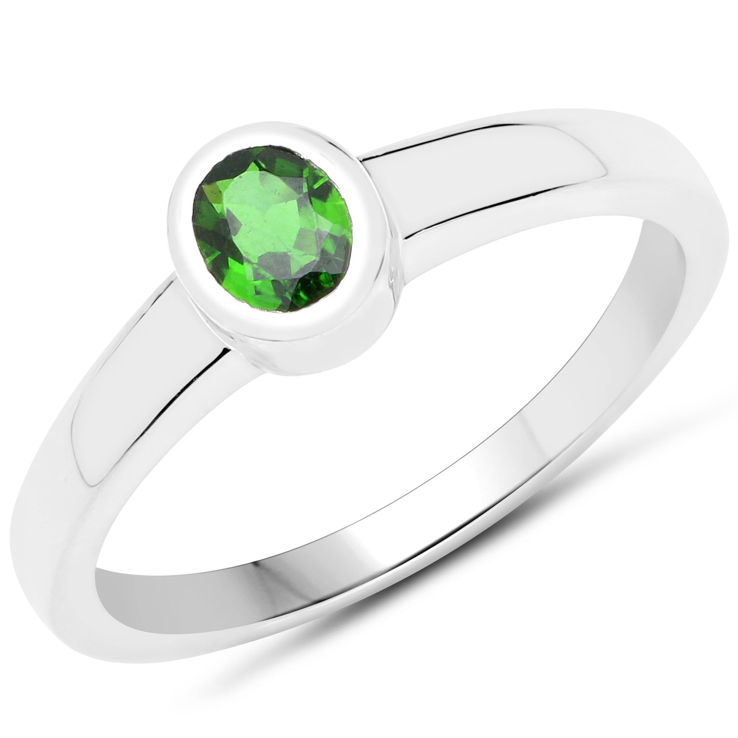Chrome Diopside Sterling Silver Ring (0.33 ct) - gallery