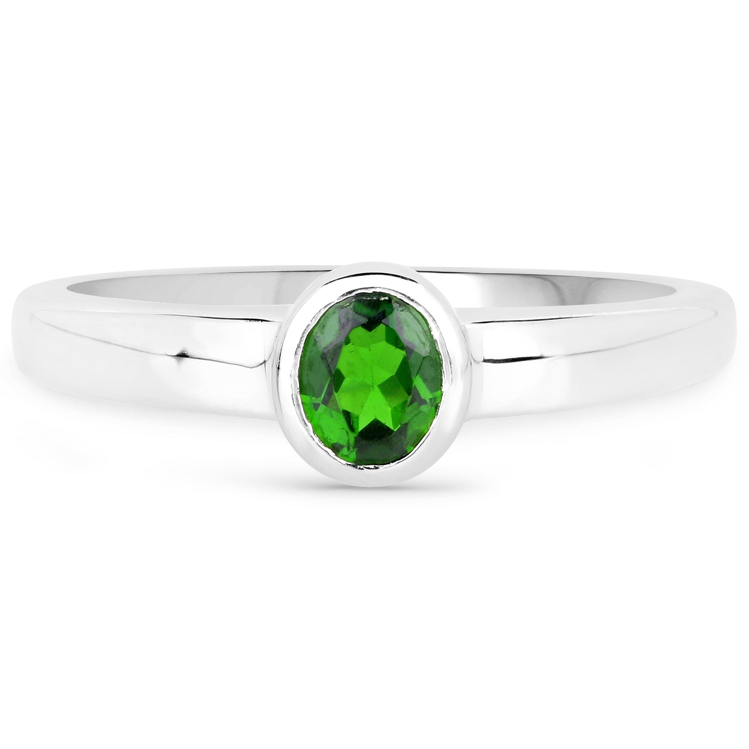 Chrome Diopside Sterling Silver Ring (0.33 ct) - view2