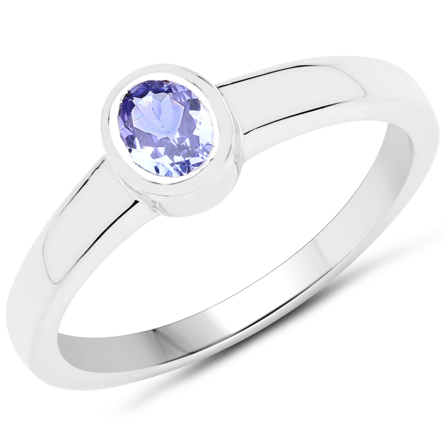 Tanzanite Sterling Silver Ring (0.36 ct) - gallery