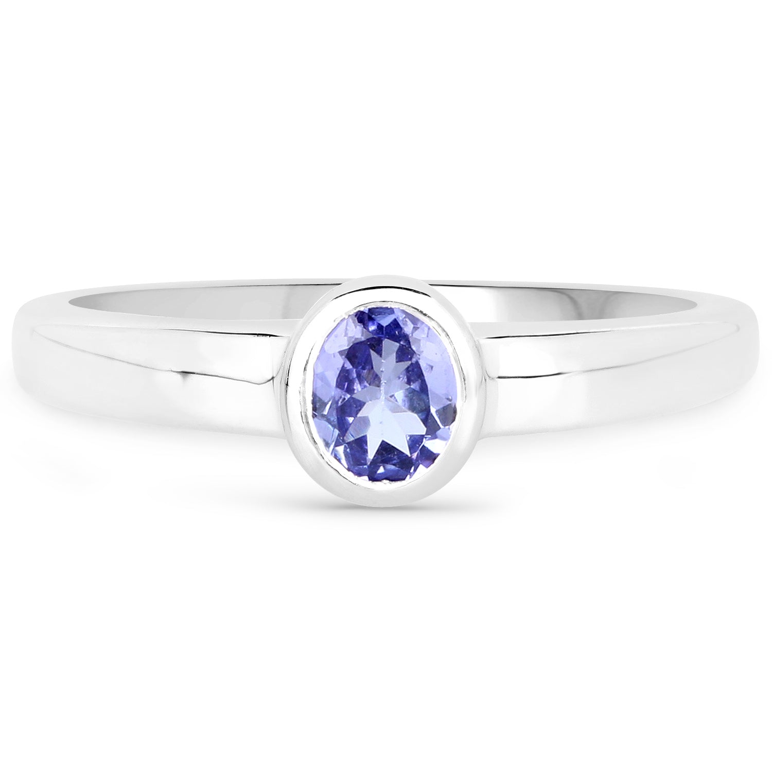 Tanzanite Sterling Silver Ring (0.36 ct) - view2