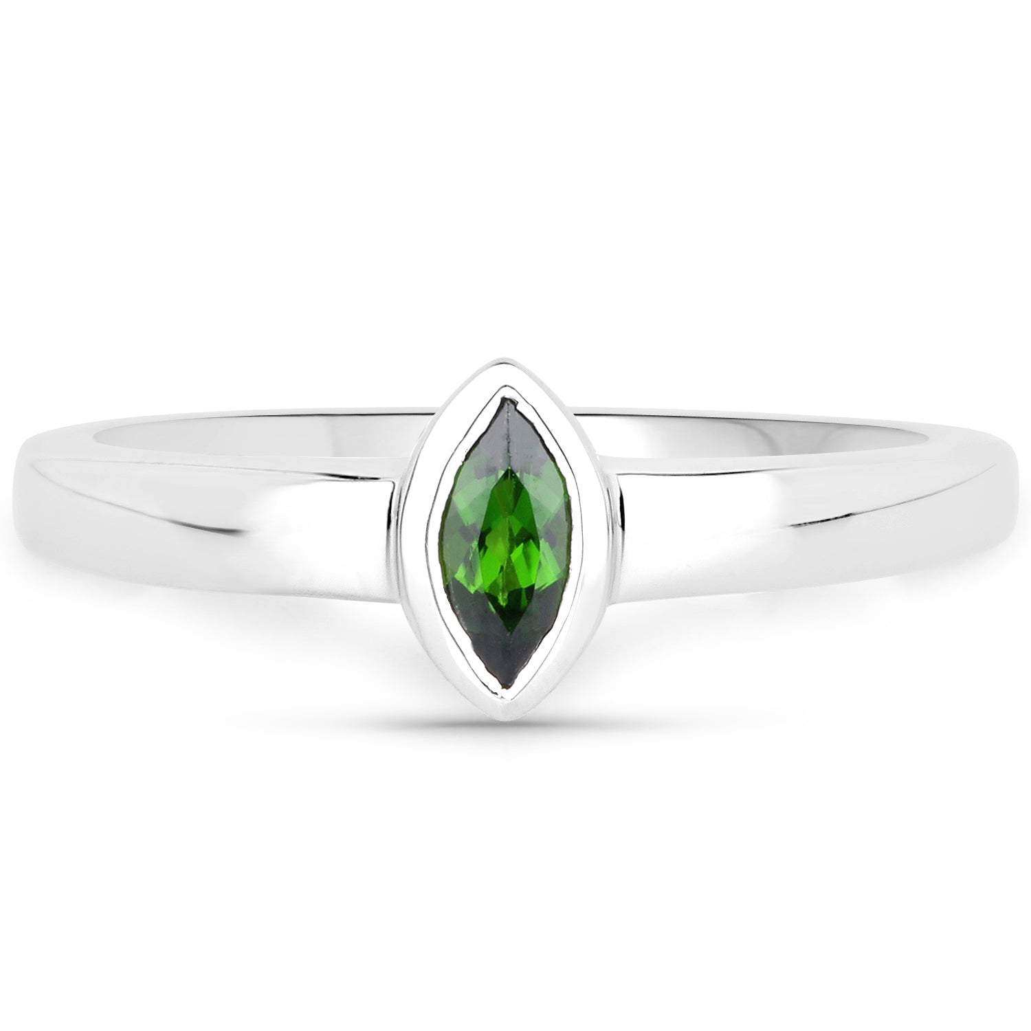 Chrome Diopside Sterling Silver Ring (0.25 ct) - view2