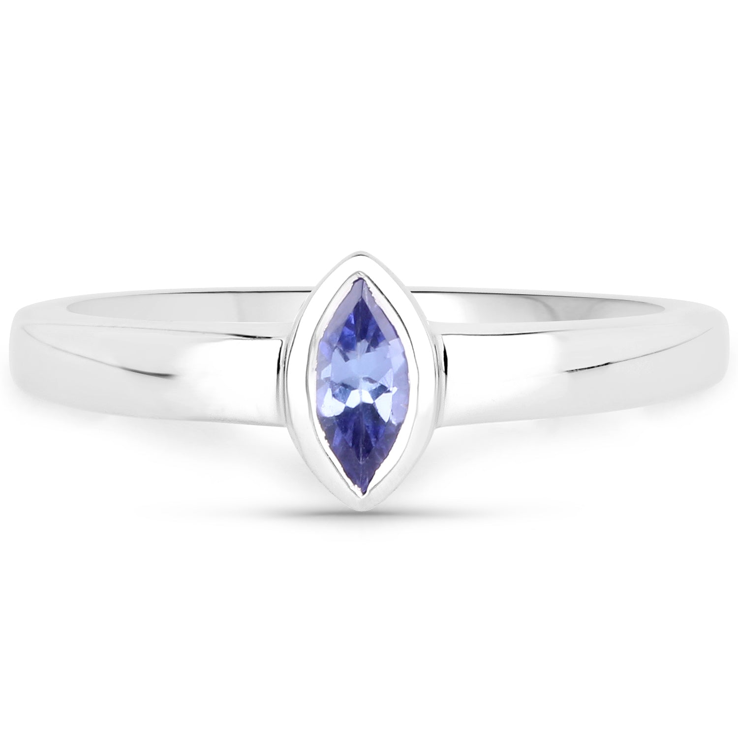 Tanzanite Sterling Silver Ring (0.24 ct) - view2