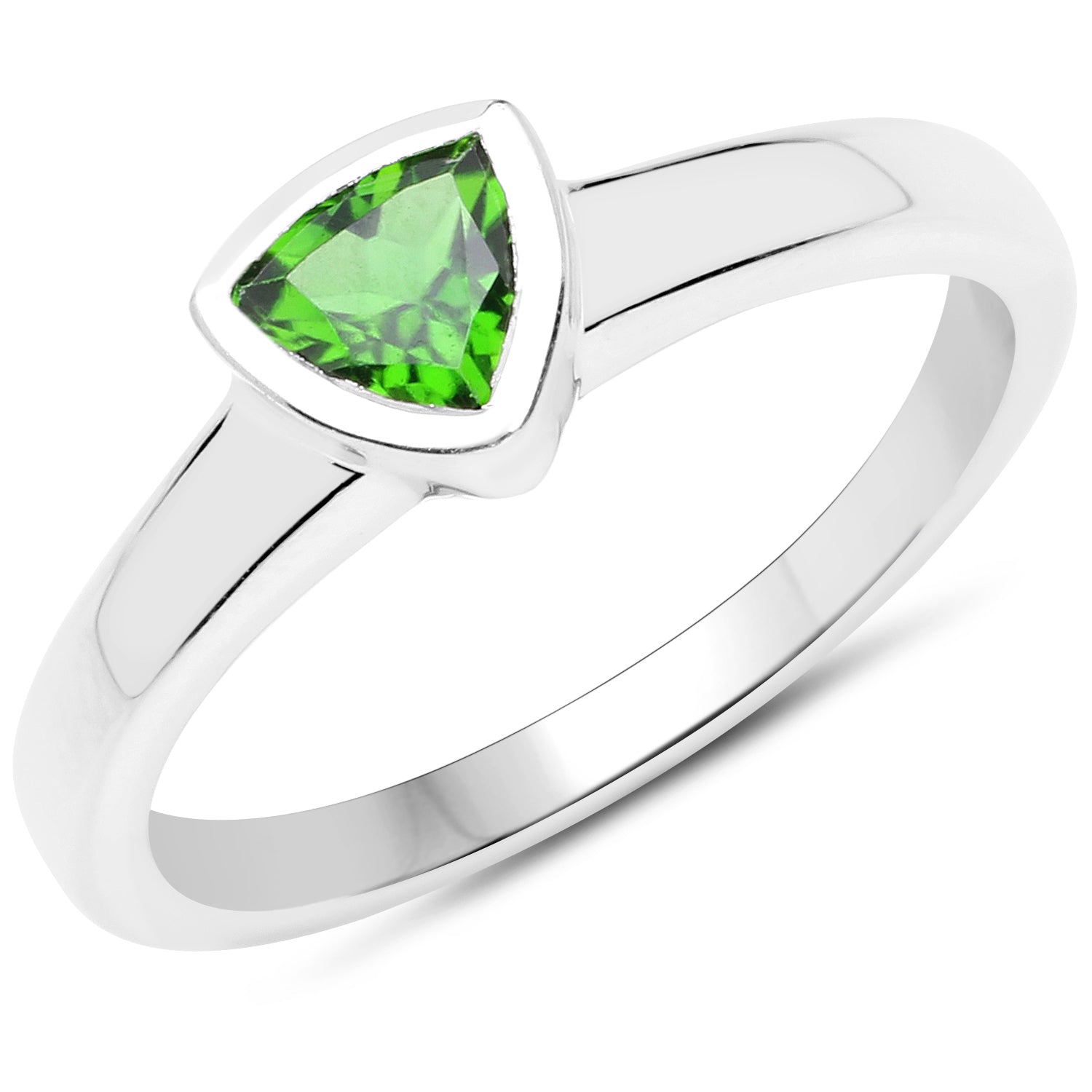 Chrome Diopside Sterling Silver Ring (0.45 ct) - gallery