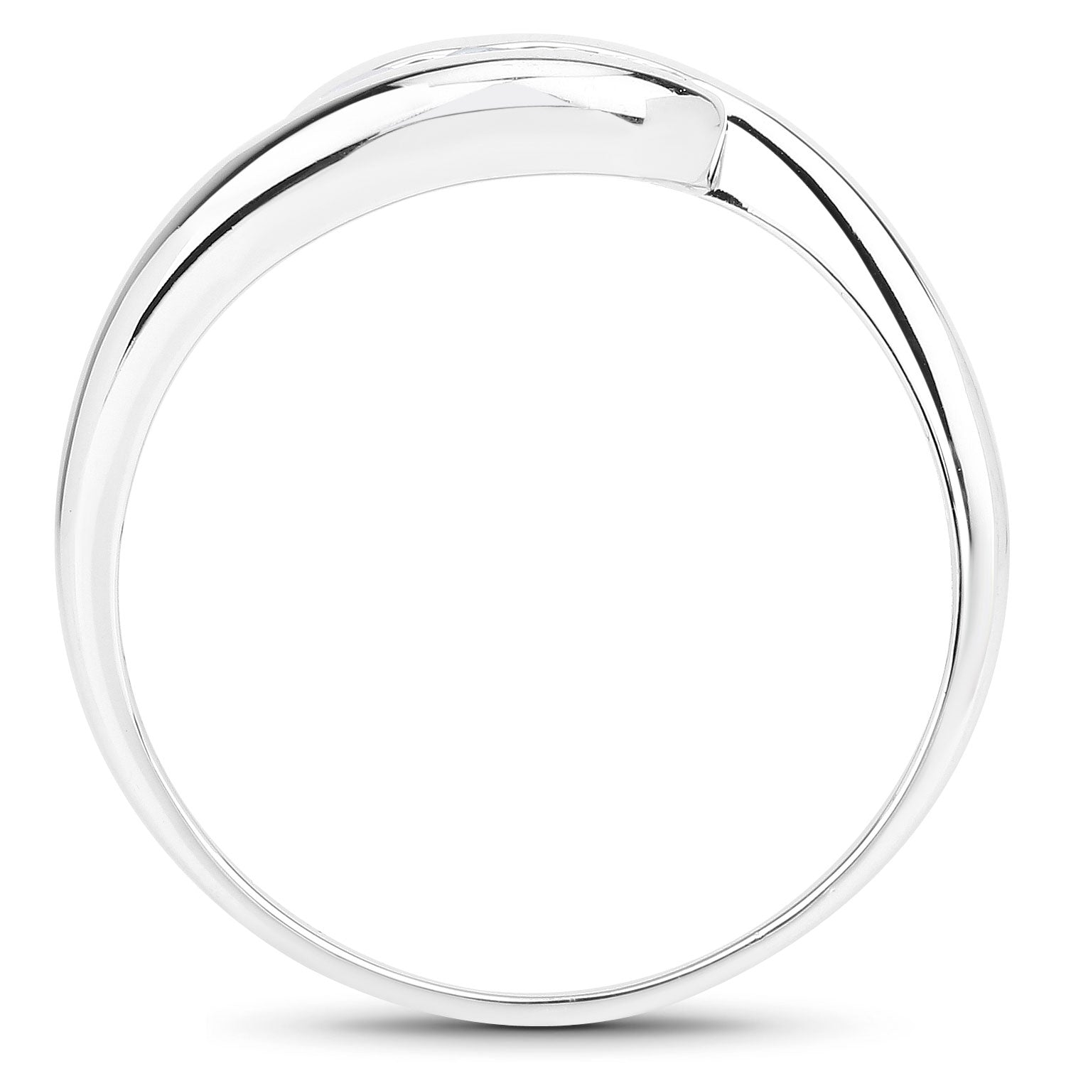 Blue Topaz Sterling Silver Ring (0.74 ct) Style B - view1