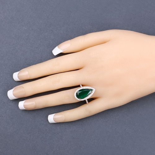 Igi Certified 5.07 Carat Emerald 14K Yellow Gold Ring