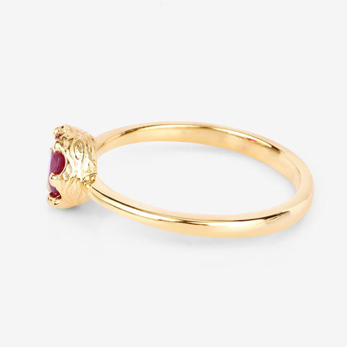 Ruby 14K Yellow Gold Ring (0.50 ct)