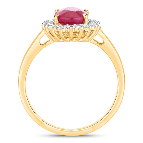 Ruby 14K Yellow Gold Ring (3.07 ct)