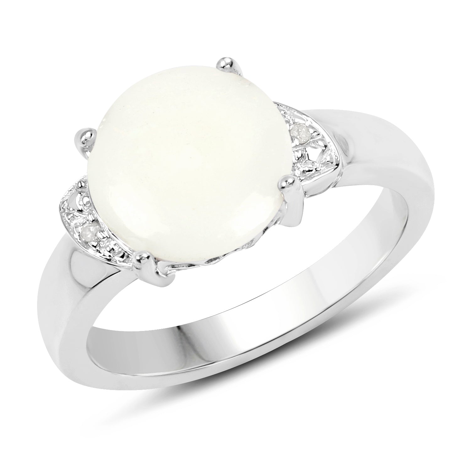 Opal Sterling Silver Ring (2.71 ct) - gallery