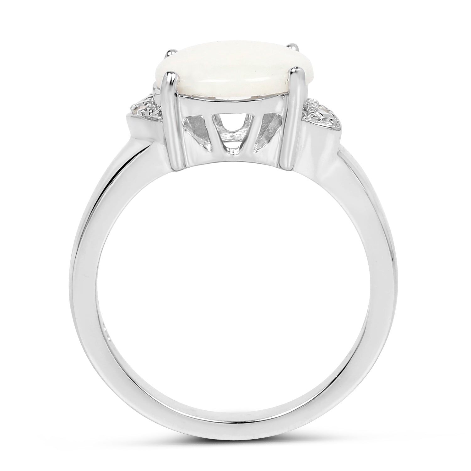 Opal Sterling Silver Ring (2.71 ct) - view1