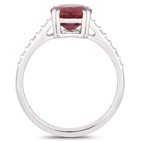 Ruby 14K White Gold Ring (2.20 ct)