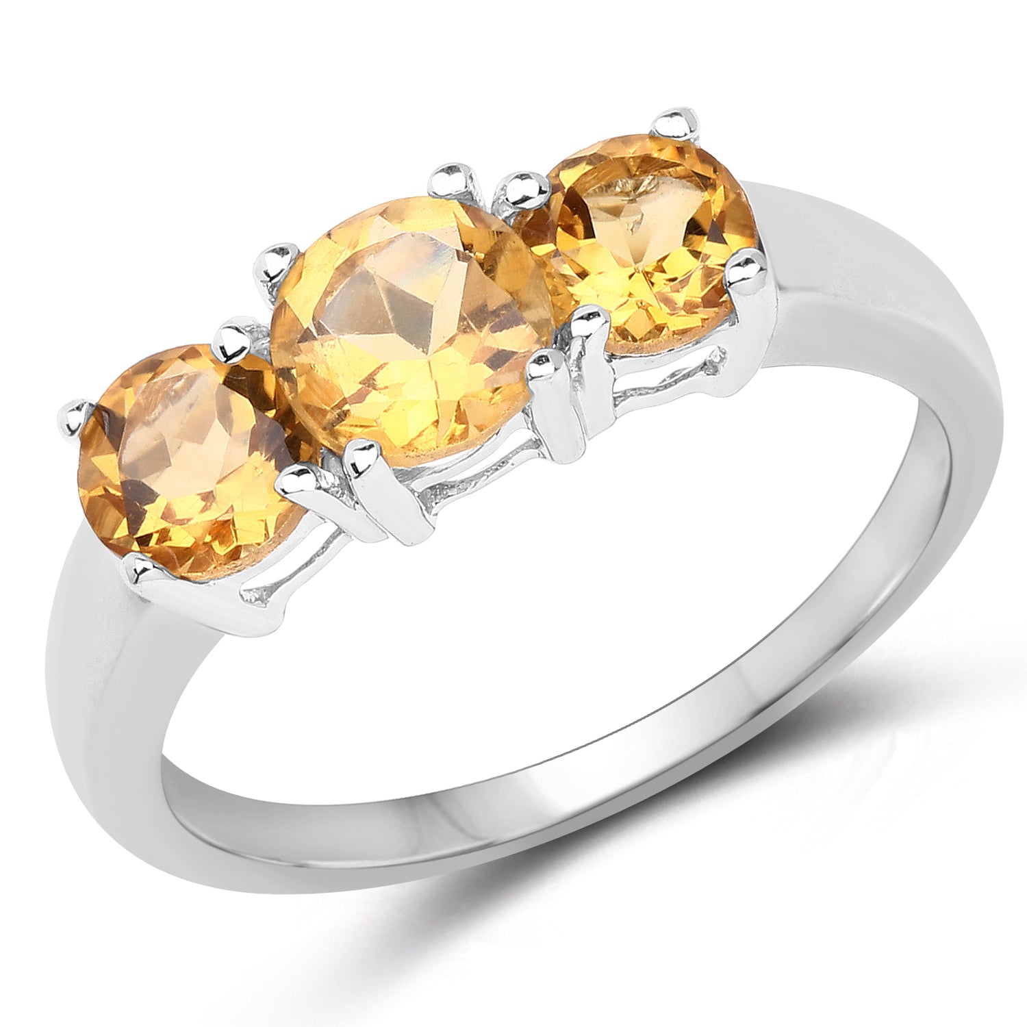 Citrine Sterling Silver Ring (1.90 ct) - gallery