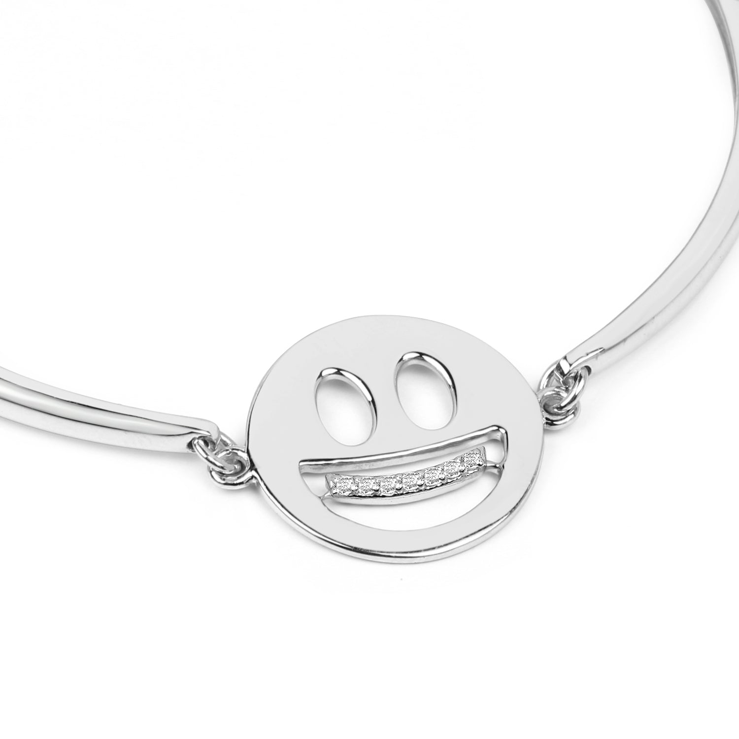 Topaz Sterling Silver Bracelet (0.04 ct) - gallery