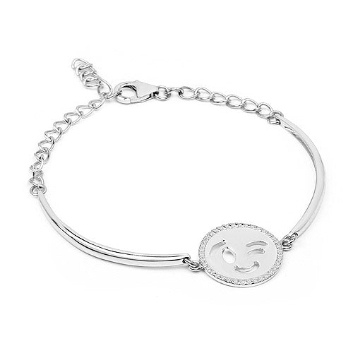 Topaz Sterling Silver Bracelet (0.23 ct)