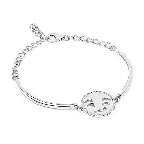 Topaz Sterling Silver Bracelet (0.22 ct)