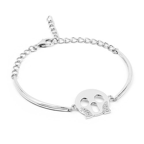 Topaz Sterling Silver Bracelet (0.11 ct) Style B