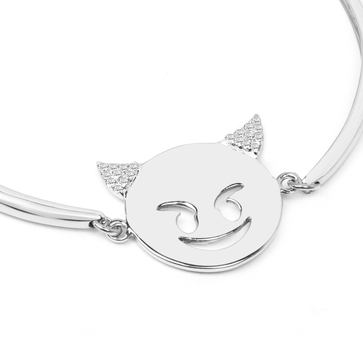 Topaz Sterling Silver Bracelet (0.11 ct) Style C - gallery